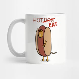 Hot Dog Cat Mug